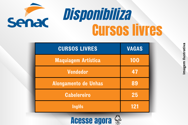 Cursos livres senac